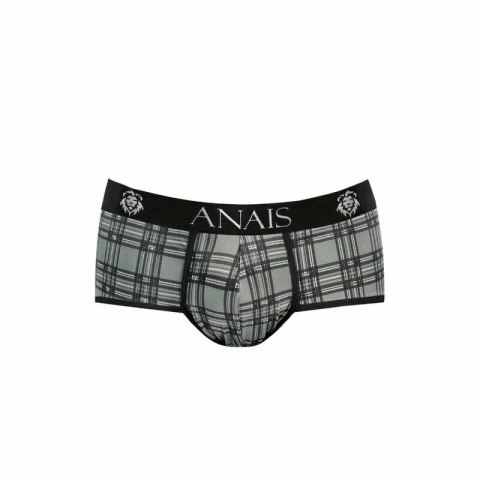 Anais Men Balance Brief S czarno-szara mikrofibra sportowy kroj
