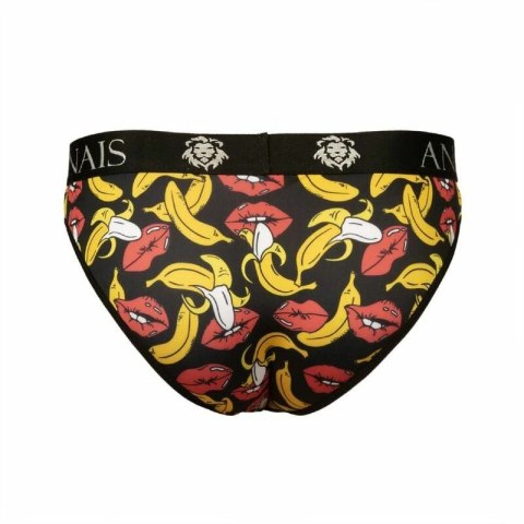 Anais Men Banana Slip XL - Majtki męskie z nadrukiem bananow, lycra