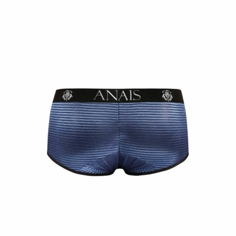 Anais Men Brief XL - Sportowy kroj, czarny z granatowymi paskami