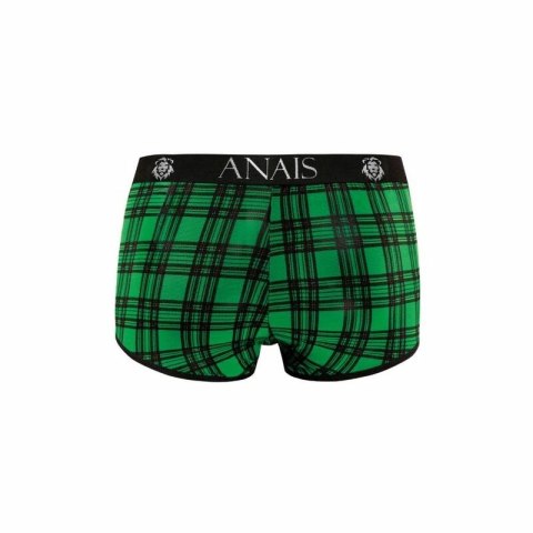 Anais Men Magic Boxer L - Bokserki męskie lycra, zielono-czarna krata