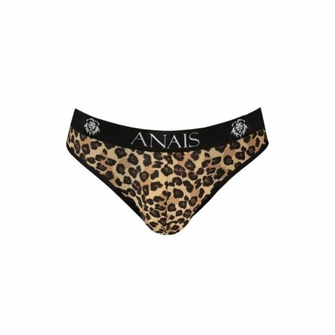 Anais Mercury Slip S - męskie slipy z mikrofibry, animal print