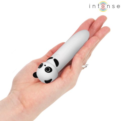 Intense POH Panda - mini urządzenie wibrujące, USB, silikon, 10 cm