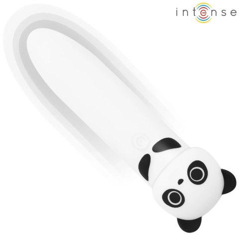 Intense POH Panda - mini urządzenie wibrujące, USB, silikon, 10 cm
