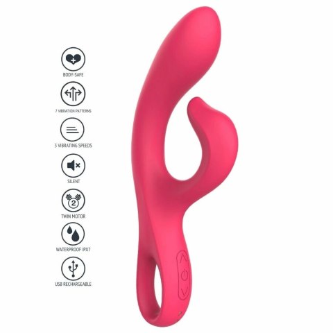 XOCOON Endless G-Spot Vibrator Fuksja - silikonowy, 10 trybow, IPX7