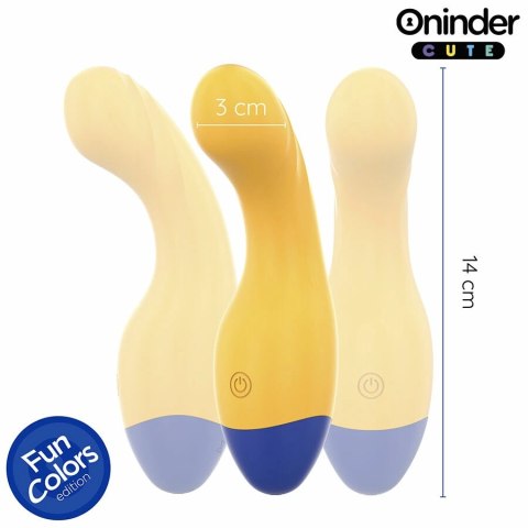 ONINDER CUTE Love Buddy Master - Wibrujący model z aplikacją, żołty 14 cm