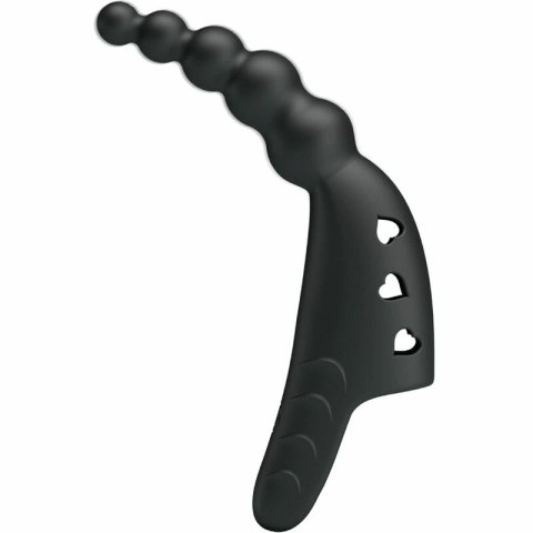 Pretty Love Jordin Finger Wibrator 10 trybow czarny silikon USB