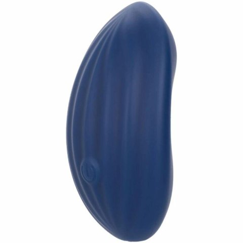 CalExotics Cashmere Velvet Curve Blue - Masażer silikonowy 10 trybow IPX7