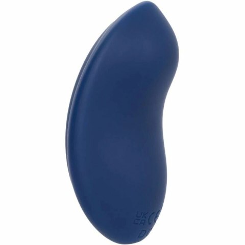 CalExotics Cashmere Velvet Curve Blue - Masażer silikonowy 10 trybow IPX7