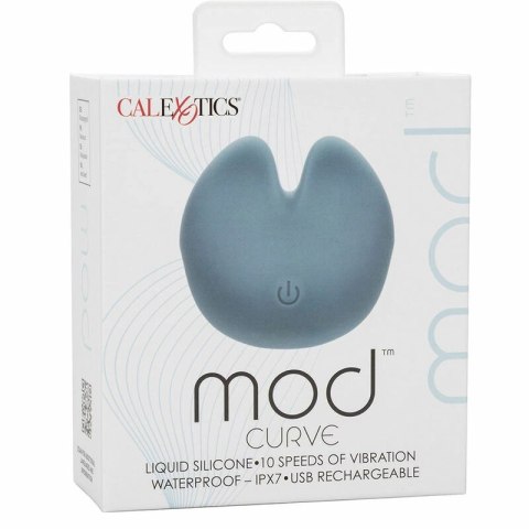 CalExotics Mod Curve Stimulator Blue - Wibrujący masażer silikonowy USB