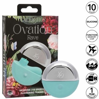 CalExotics Ovation Rave Aqua Green - stymulator z 10 trybami pracy i etui