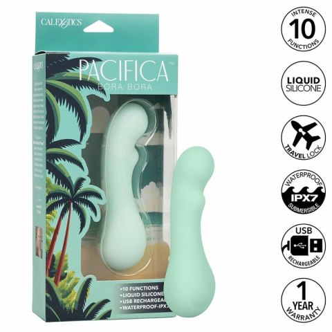 CalExotics Pacifica Bora Bora - Wibrator G-Spot 10 Trybow Aqua Silikon