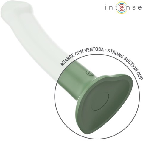 Intense Becca Zielony Model z Przyssawką i Pilotem - 10 Trybow, 17,5 cm