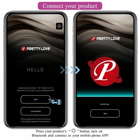 Pretty Love Doreen - Jajko Wibracyjne Fioletowe z Akumulatorem i Aplikacją