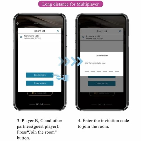 Pretty Love Elvira Fioletowe Kule Kegla z Aplikacją i Pilotem Bluetooth