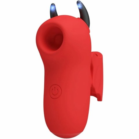 Pretty Love Magic Diabel Mini - Czerwony model silikonowy z 10 trybami pracy
