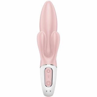 Satisfyer Air Pump Bunny 3 - rożowy, dmuchany model z 12 trybami pracy