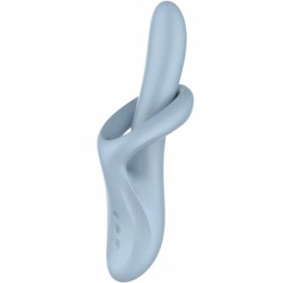 Satisfyer Heat Flex 4 Blue - Wibrator z funkcją podgrzewania i rotacją