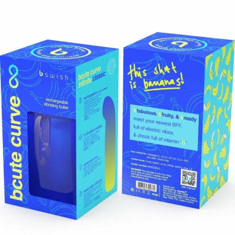 B Swish Bcute Curve Infinite Classic Niebieski Silikonowy, Ładowany, Limitowany