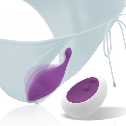 Intense Mindy Fioletowe Figi z Pilotem - 10 Trybow, Wodoodporne, Rozmiar M/L