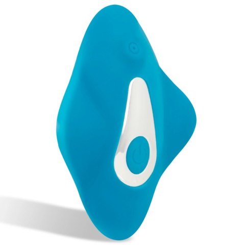 Intense Samantha Panty niebieskie - model z pilotem, silikon, 10 trybow