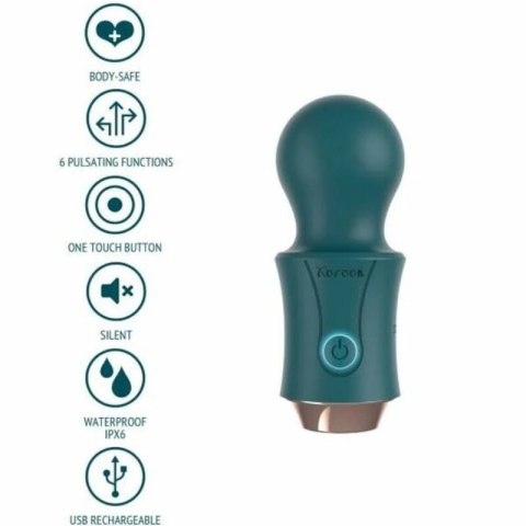 XOCOON Zielona Rożdżka Podrożnika - wielofunkcyjny masażer 6 trybow