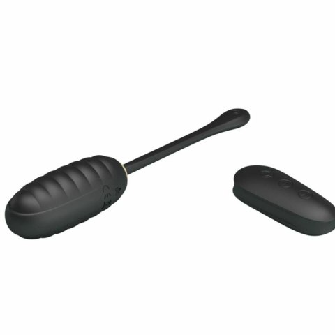 Pretty Love Doreen - Jajko wibrujące, czarne, pilot bezprzewodowy, USB