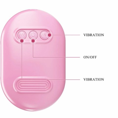 Pretty Love Fun Box Pink - Kompaktowy model wibrujący, 12 trybow, USB