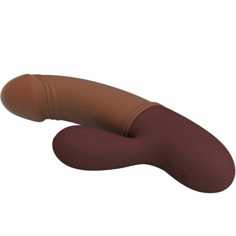 Pretty Love Kane - urządzenie intymne G-Spot, fale i funkcja ssania, brązowe