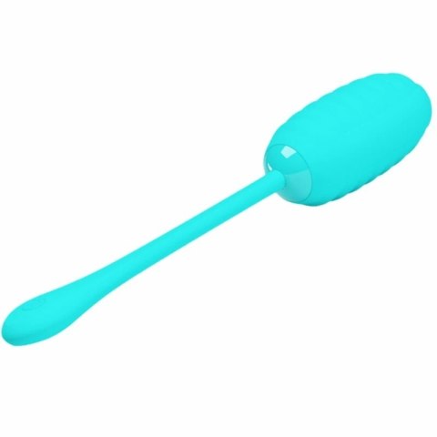 Pretty Love Kirk - Jajko wibrujące akumulatorowe, silikon, jasnozielone