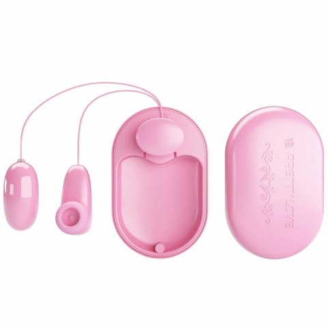 Pretty Love Magic Box - Zestaw wibrującej kuli i stymulatora, rożowy, USB
