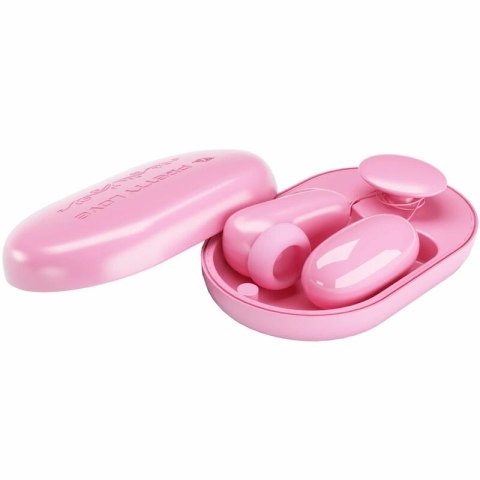 Pretty Love Magic Box - Zestaw wibrującej kuli i stymulatora, rożowy, USB