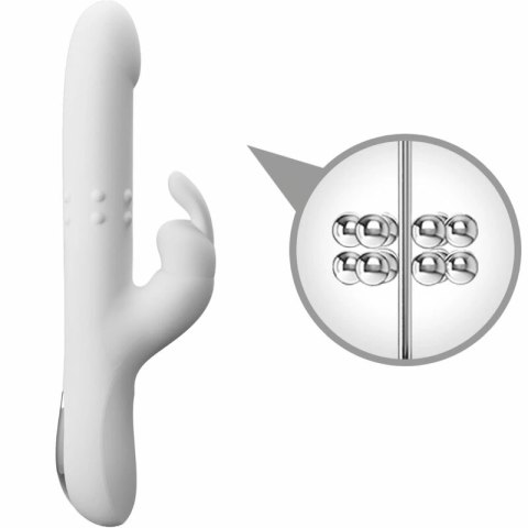 Pretty Love Reese - silikonowy model z obrotowym systemem srebrnym, USB