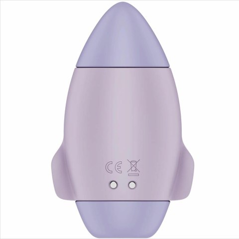 Satisfyer Mission Control Liliowy - Kompaktowe urządzenie z podwojnym systemem impulsow, IPX7