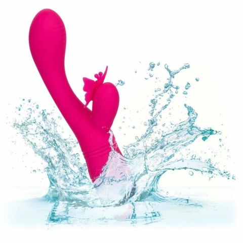 CalExotics Butterfly Kiss Flutter Rożowy - Masażer z 10 trybami pracy