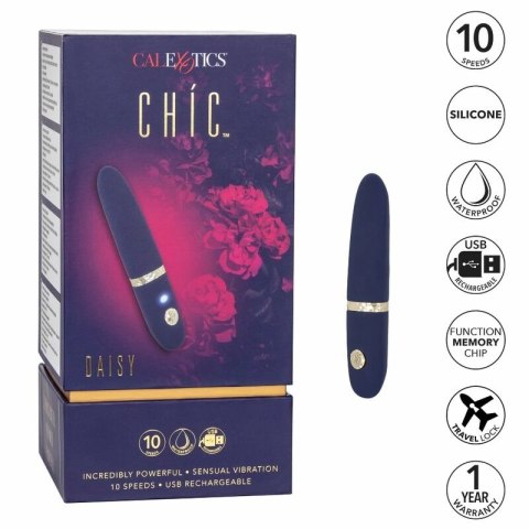 CalExotics Chic Daisy Mini masażer wodoodporny 10 trybow 10,7 cm