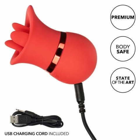 CalExotics French Kiss Suck & Play - zestaw z 2 końcowkami, silikon, USB