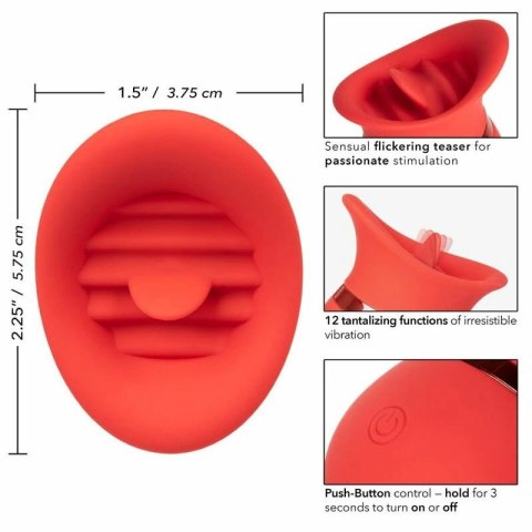 CalExotics French Kiss Sweet Talker - kompaktowy masażer silikonowy USB