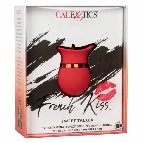 CalExotics French Kiss Sweet Talker - kompaktowy masażer silikonowy USB