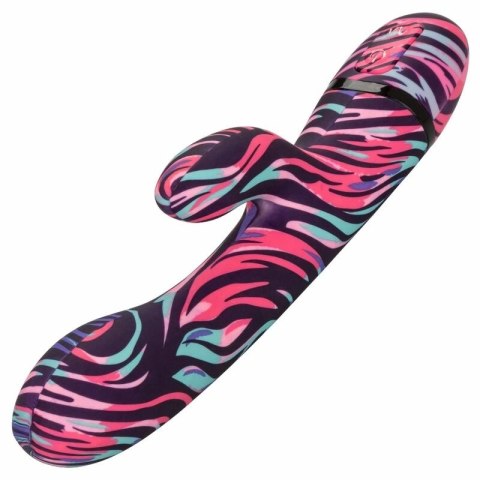 CalExotics Menage Moi dwustronny wibrator rożdżka USB 21cm fioletowy