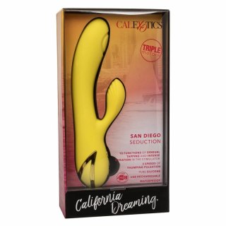 CalExotics San Diego Seduction wielofunkcyjny masażer silikonowy USB