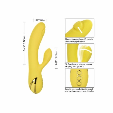 CalExotics San Diego Seduction wielofunkcyjny masażer silikonowy USB