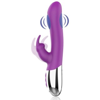 Fun Function Combi Double Tapping - model z dwoma silnikami, silikon, 21 cm