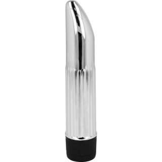OHMAMA Mini wibrator srebrny 13,5 cm - kompaktowy model PCV