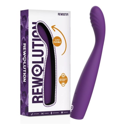 Rewolution REWOSTIM Elastyczny Wibrator FlexREWO, 19 cm, wodoodporny