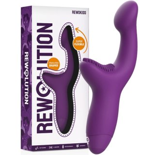 Rewolution Rewokiss Dual Action System FlexiREWO, silikon, 18,5 cm, rożowy