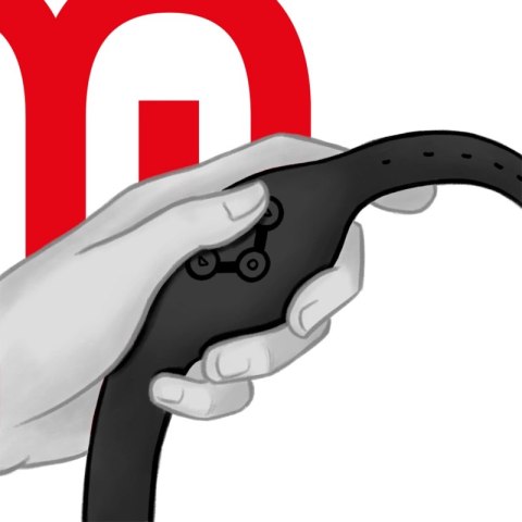 WATCHME Zegarek Sterujący Bezprzewodowy Jet Black IPX7