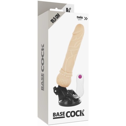 BASECOCK Wibrator Intymny Pilot Przewodowy 19,5 cm TPE Elastyczny