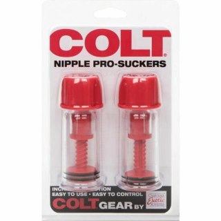 CalExotics Colt Nipple Prosuckers czerwone bańki podciśnieniowe 2 szt.