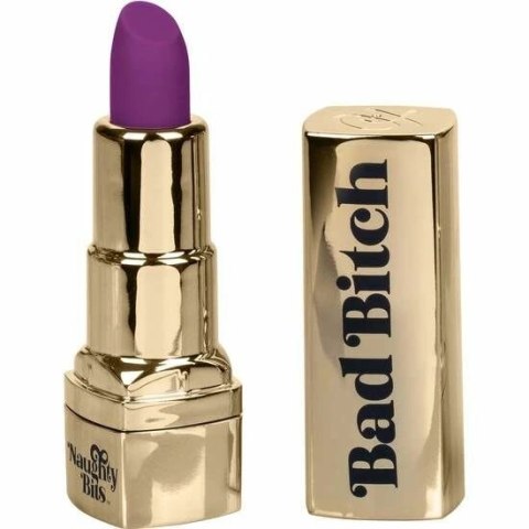 CalExotics Hide & Play Bad Bitch Mini Masażer USB Szminka 7,5cm 10 trybow