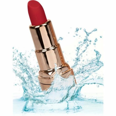 CalExotics Hide & Play Ładowana Szminka Czerwona - Mini Masażer USB 7,5 cm